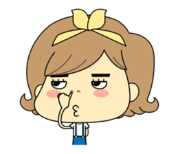 Girl's daily life sticker #1224307