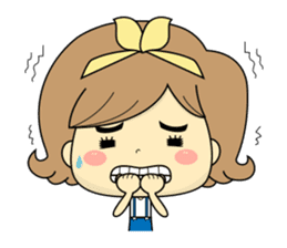 Girl's daily life sticker #1224308