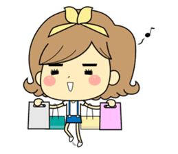 Girl's daily life sticker #1224311