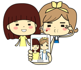 Girl's daily life sticker #1224313