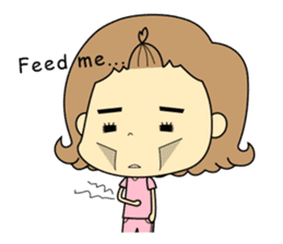 Girl's daily life sticker #1224316