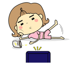 Girl's daily life sticker #1224318