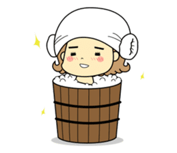 Girl's daily life sticker #1224319