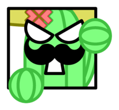 Mariachi Cactus 2nd sticker #1224483