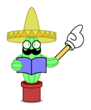 Mariachi Cactus 2nd sticker #1224486