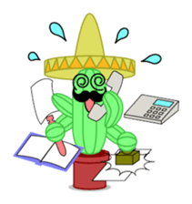Mariachi Cactus 2nd sticker #1224488