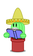 Mariachi Cactus 2nd sticker #1224489