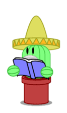 Mariachi Cactus 2nd sticker #1224489