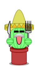 Mariachi Cactus 2nd sticker #1224492