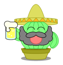 Mariachi Cactus 2nd sticker #1224494