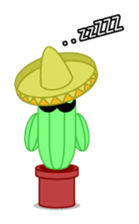 Mariachi Cactus 2nd sticker #1224497