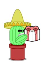 Mariachi Cactus 2nd sticker #1224500