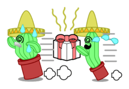 Mariachi Cactus 2nd sticker #1224501