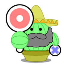 Mariachi Cactus 2nd sticker #1224502