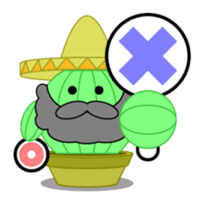 Mariachi Cactus 2nd sticker #1224503