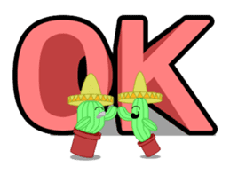 Mariachi Cactus 2nd sticker #1224504