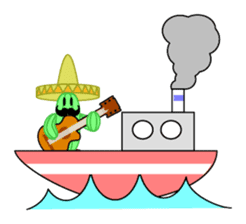 Mariachi Cactus 2nd sticker #1224508