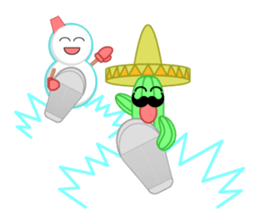 Mariachi Cactus 2nd sticker #1224513