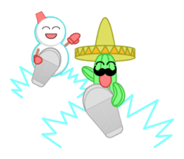 Mariachi Cactus 2nd sticker #1224513