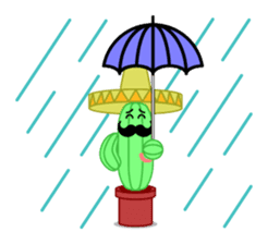 Mariachi Cactus 2nd sticker #1224517