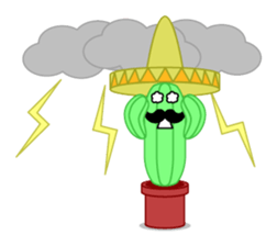 Mariachi Cactus 2nd sticker #1224519