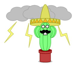 Mariachi Cactus 2nd sticker #1224519