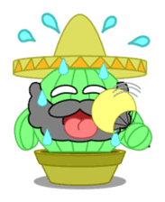 Mariachi Cactus 2nd sticker #1224520