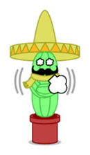 Mariachi Cactus 2nd sticker #1224521