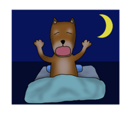 my sullen Japanese Shiba inu sticker #1224646