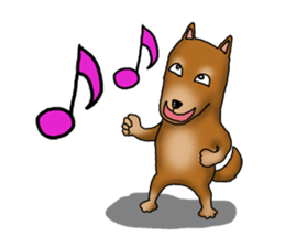 my sullen Japanese Shiba inu sticker #1224647