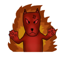 my sullen Japanese Shiba inu sticker #1224649