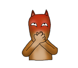 my sullen Japanese Shiba inu sticker #1224663