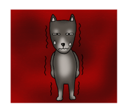 my sullen Japanese Shiba inu sticker #1224668