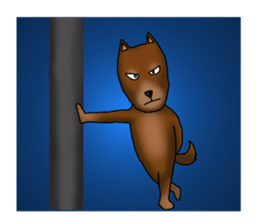 my sullen Japanese Shiba inu sticker #1224674