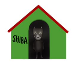 my sullen Japanese Shiba inu sticker #1224678