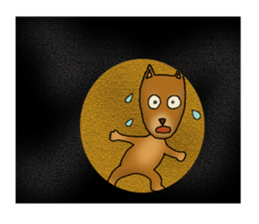 my sullen Japanese Shiba inu sticker #1224679