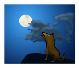 my sullen Japanese Shiba inu sticker #1224680