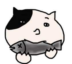 human cat sticker #1224886