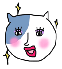 human cat sticker #1224891