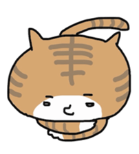 human cat sticker #1224900