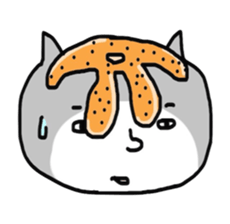 human cat sticker #1224902