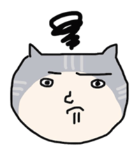 human cat sticker #1224910