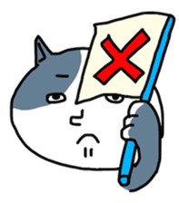 human cat sticker #1224921