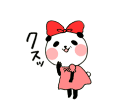 The girl of a panda  Judy sticker #1225508
