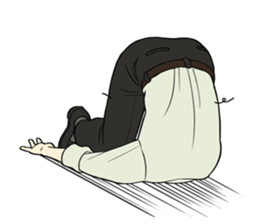 Back of Man sticker #1225544