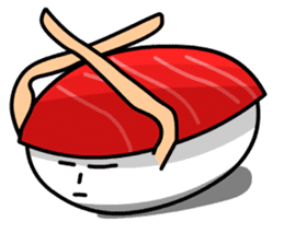Red Tuna Nigiri Sushi sticker #1225814