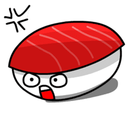 Red Tuna Nigiri Sushi sticker #1225816
