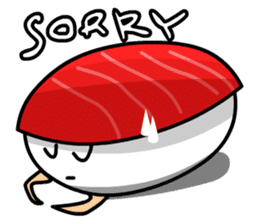 Red Tuna Nigiri Sushi sticker #1225817