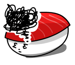 Red Tuna Nigiri Sushi sticker #1225822