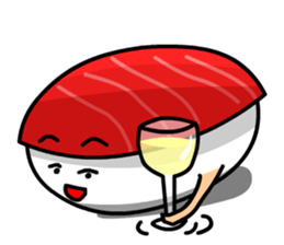 Red Tuna Nigiri Sushi sticker #1225832